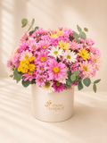Box Redondo com Flores do Campo